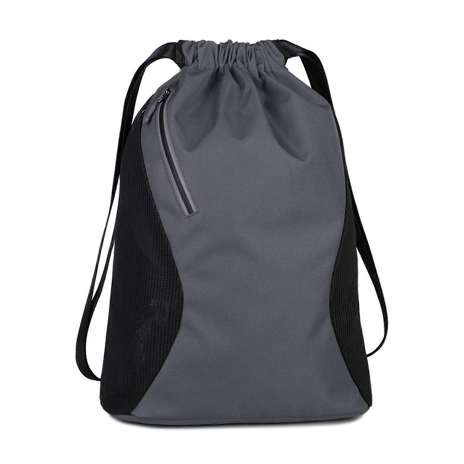 Backpack Sport Pack String Tote Gym Bag Cinch Sack School Drawstring Capacity