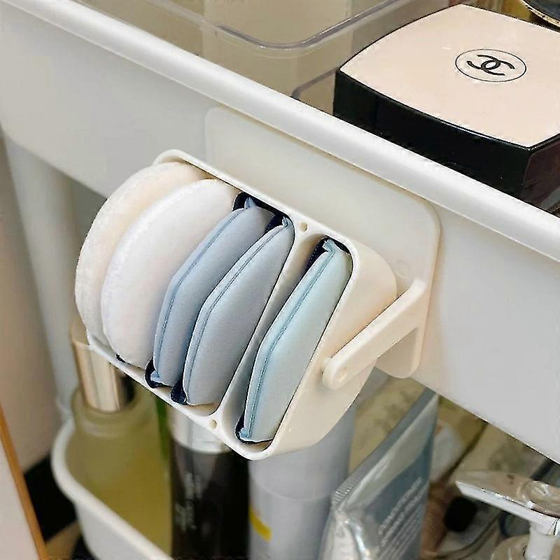 Makeup Sponge Holder, 360 Degree Rotating Beauty Blender Holder Case Organizer, Make Up Puff Sponge Drying Stand, Egg Powder Puff Protective Container