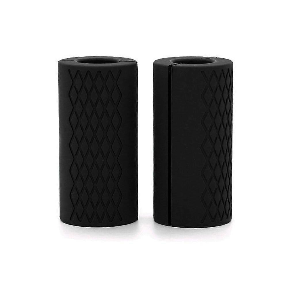 1 Pair Silicone Dumbbell Barbell Grip Bar Pad Handles
