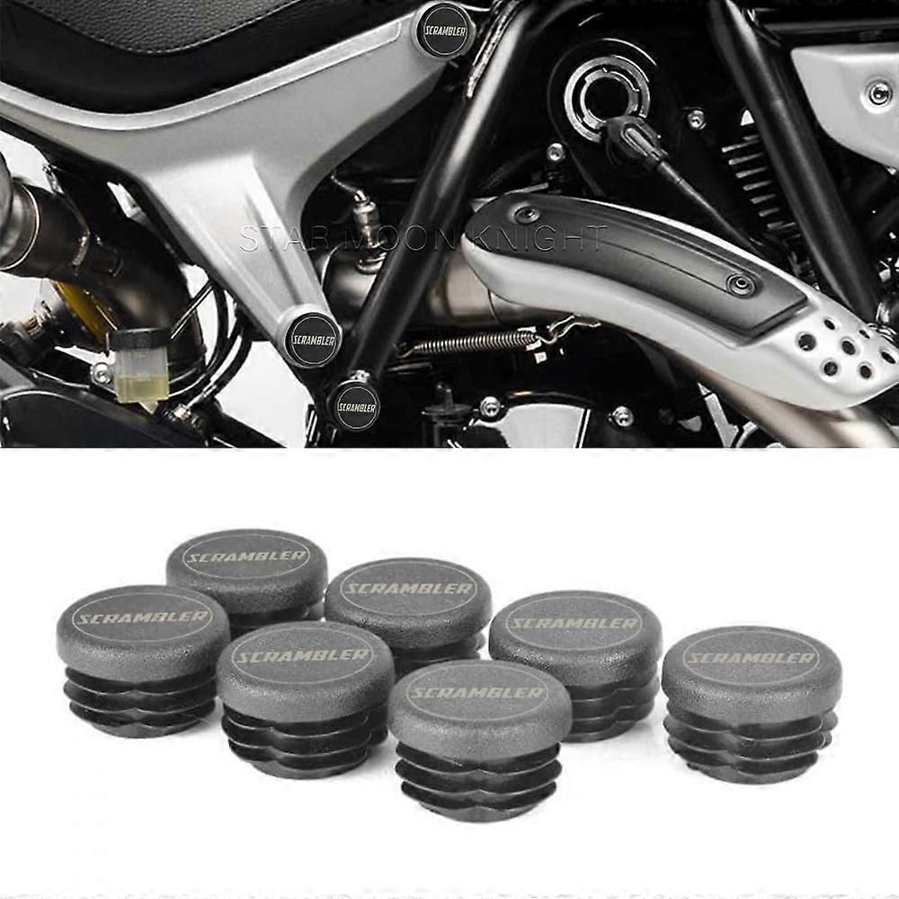 Motorcycle Accessories Frame End Caps Frame Hole Cover Caps Plug Decorative For Ducati Scrambler 1100 2018 2019 2020 2021 2022-