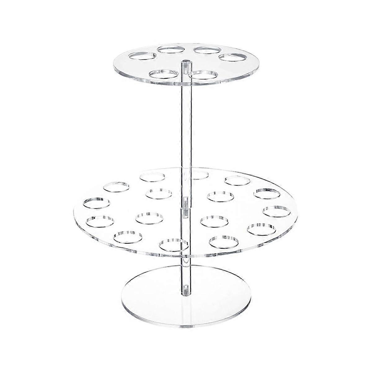 Ice Cream Cone Stand Transparent Acrylic Waffle Cone Display Stand Suitable for Restaurant Catering Event Supplies