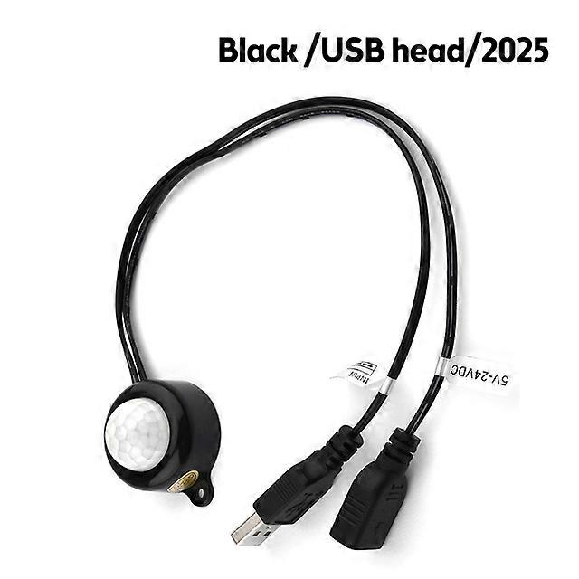 USB Body Infrared PIR Motion Sensor Switch DC5V12V24V Human Motion Sensor Detector DC Switch For LED Light