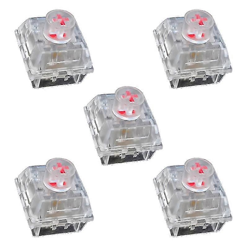 Mechanical Keyboard Keyswitch Linear Axis Rgb Smd Transparent Shaft 3pin 42g