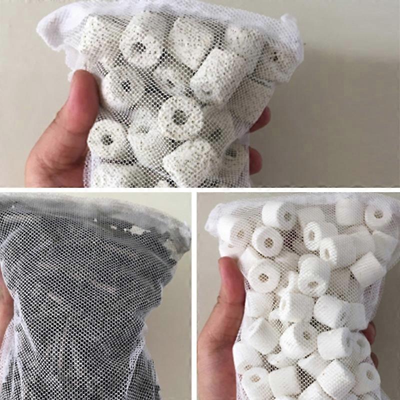 1PC Mesh Bag Acqurium Pond Filter Net Bag F Bio Ball Ammonia Aquarium Fish TankIn-