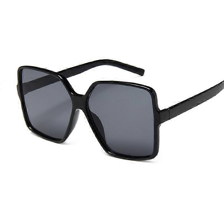 Black Square Oversized Sunglasses Adult Big Frame Colorful Sun Glasses Adult Mirror Oculos Unisex Gradient Hip Hop Shades