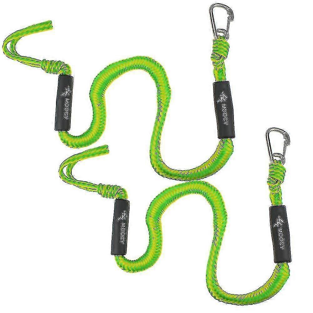 2er-Pack Boot Bungee Dock Line mit Haken Festmacherseil Boot Zubehör für Boote Ponton Jet Ski Wav