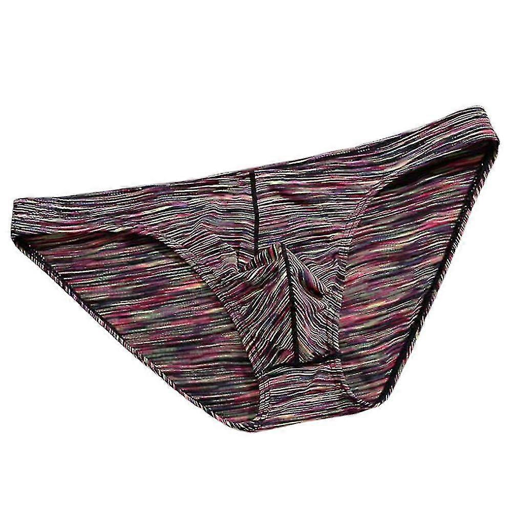 Herr Bomullstrosor Låg midja Underkläder Comfort Bulge Pouch Stringtrosor Panti