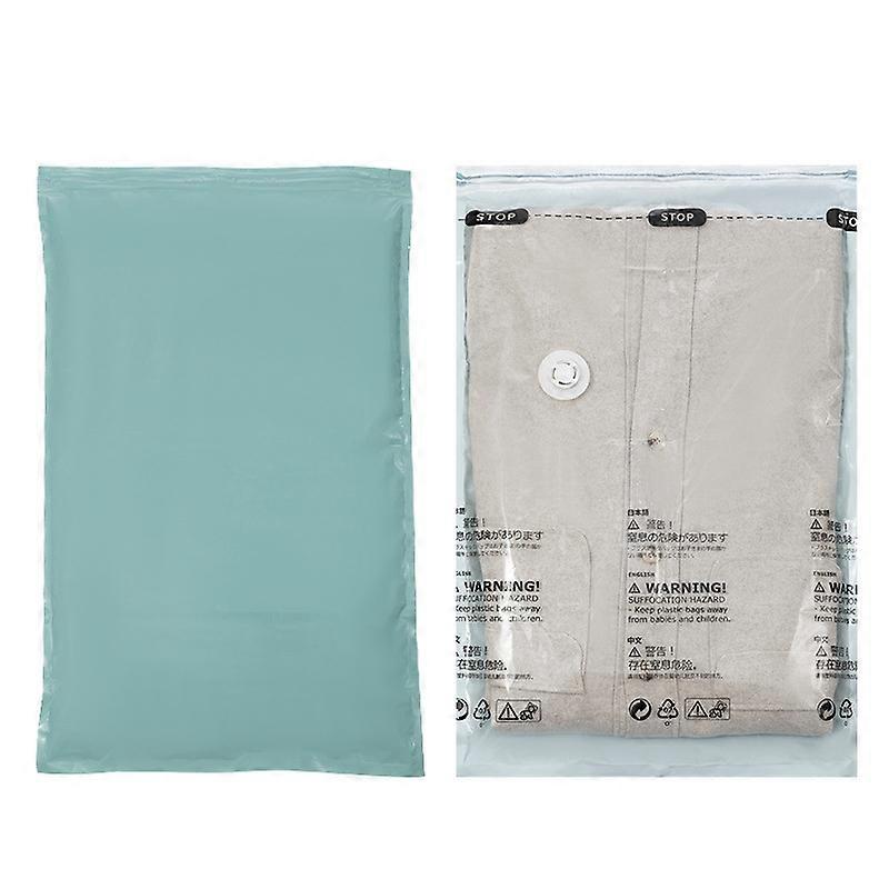 No Pump Need Vacuum Bag Quilt Clothes Organizer Wardrobe Storage SealerBags Compressed Saving Space Bags Reusable Travel Package