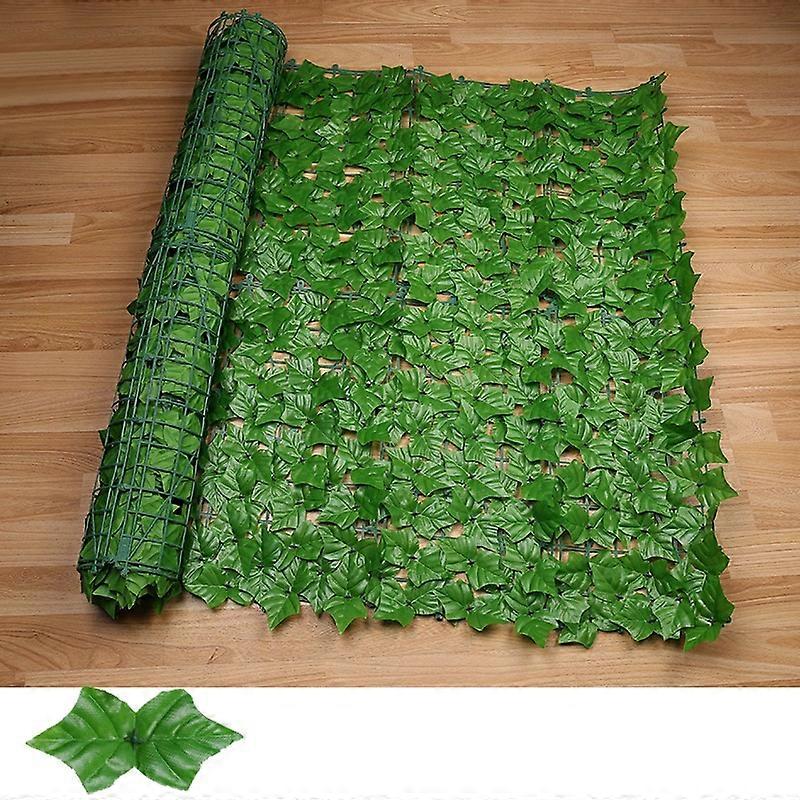 0.5/1/3M Artificial Leaf Fence Panel Outdoor Privacy Fence Wall Decoration Faux Ivy Hedges Panel Screen Hedge Garden Decoration