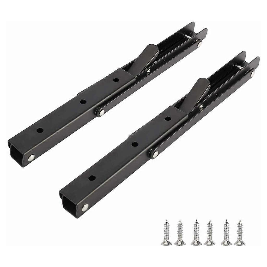 2 Pcs Triangular Partition Folding Shelf Brackets Heavy Duty Stainless Steel Wall Mounted Triangle Shelf Stand Home Part