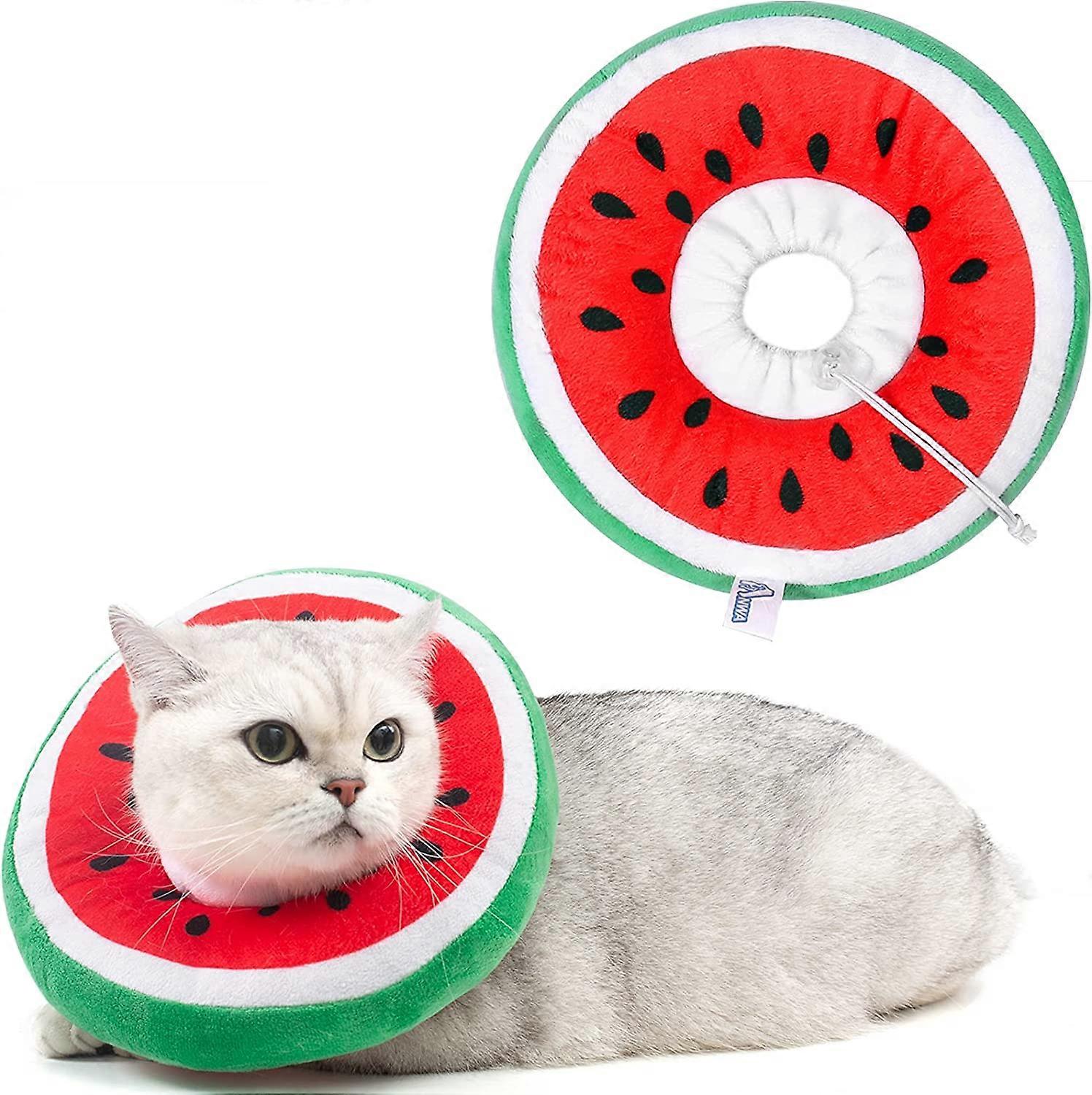 Adjustable Cat Cone Collar Soft, Cute Cat Recovery Collar, Cat Cones After Surgery for Kittens