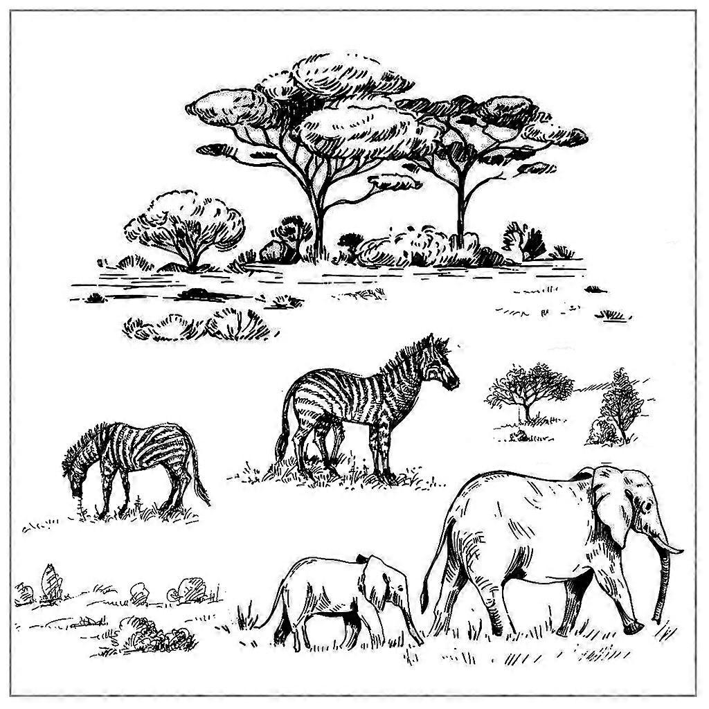 Transparent Silicone Stamps Decorative Stencils Stamper for DIY Scrapbooking