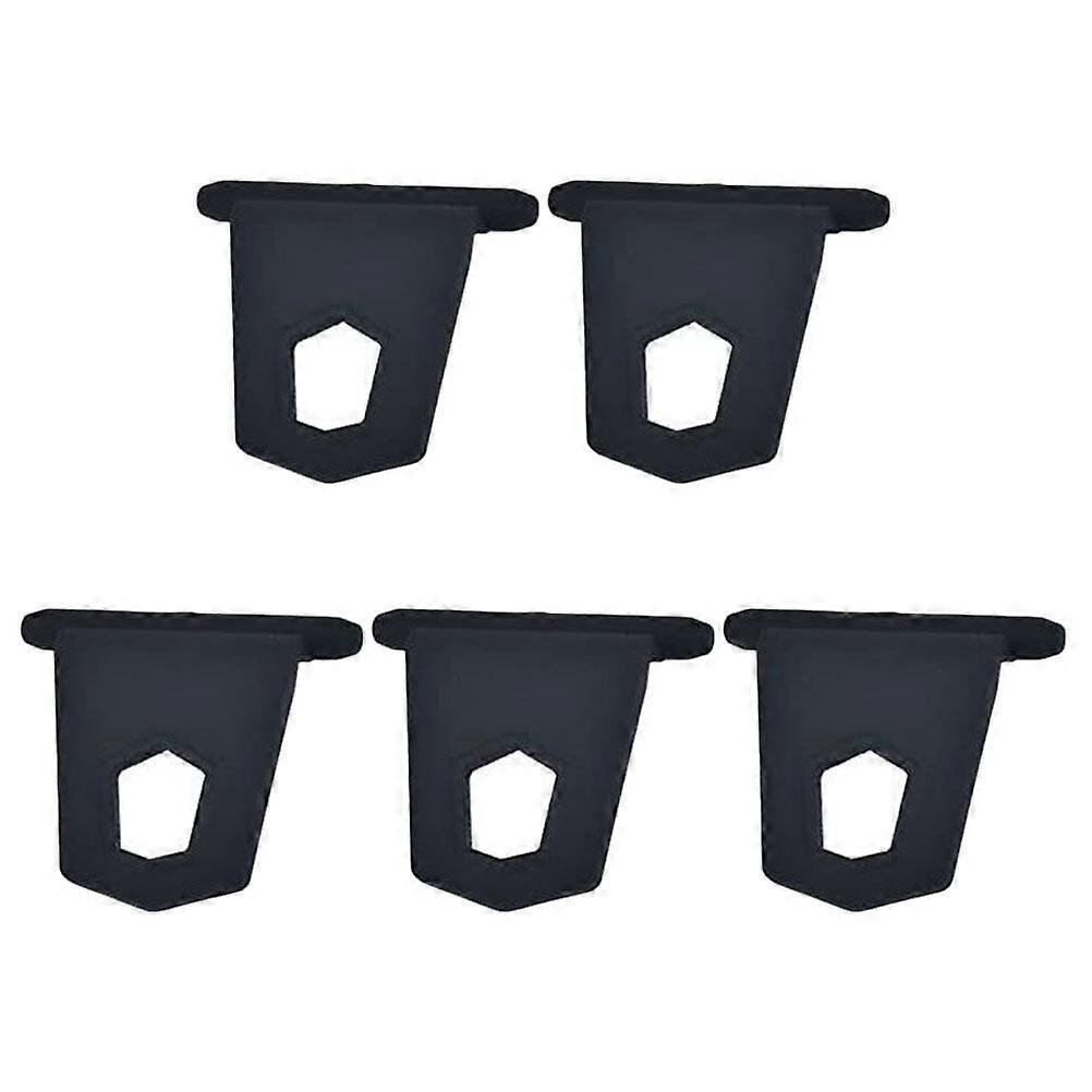 5pcs Awning Hook Rings Rubber String Hooks Small Hooks for RV Caravan Motor Camper