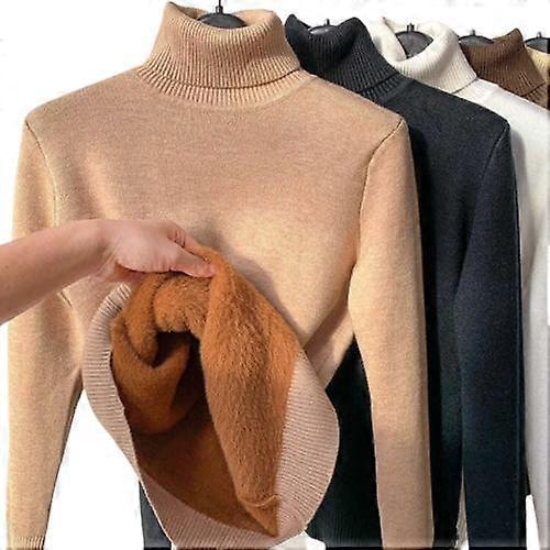 Womens Roll Neck Turtle Neck Plain Jumper Top Long Sleeve