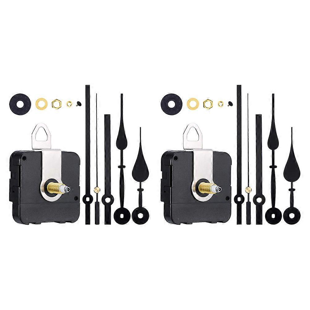 2 Sets High Torque Clock Movement Mechanism DIY Clock Movement for Repair