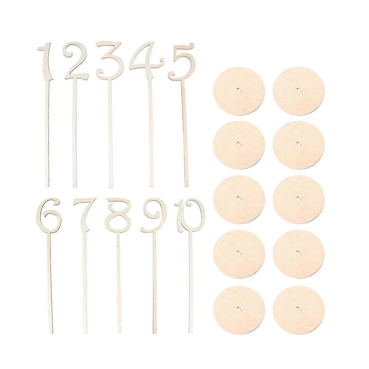 10 Pcs Wedding Table Numbers Table Number Cards Seating Chart Boards Table Numbers Wedding Reception