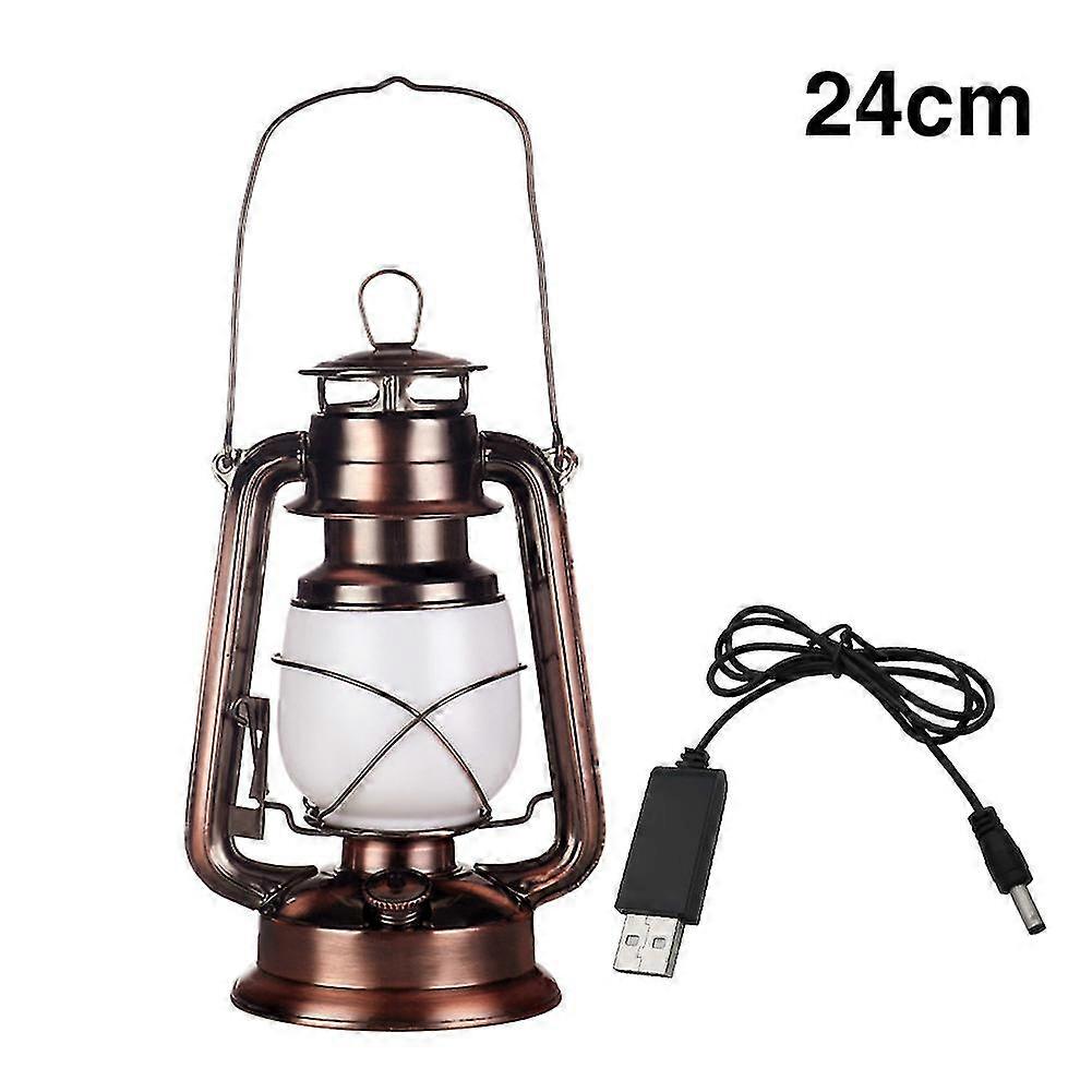 USB Rechargeable With Switch Button Tent Flame Light Portable Lantern Hiking Led