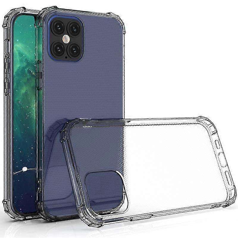 For Iphone 12 Pro Max Shockproof Transparent Tpu Protective Case