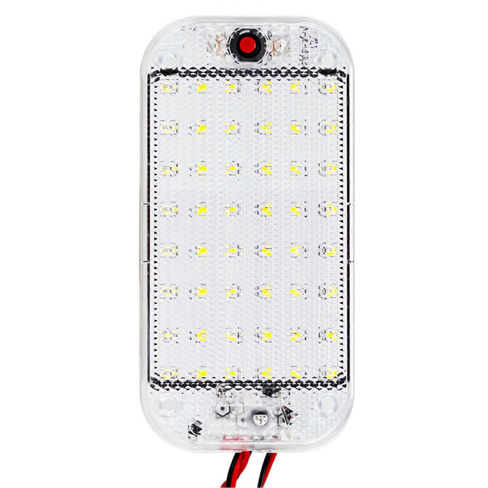 1 Set Car Reading Light Waterproof High Brightness Ultra-thin Low Power Consumption LED Carriage Lights for Auto