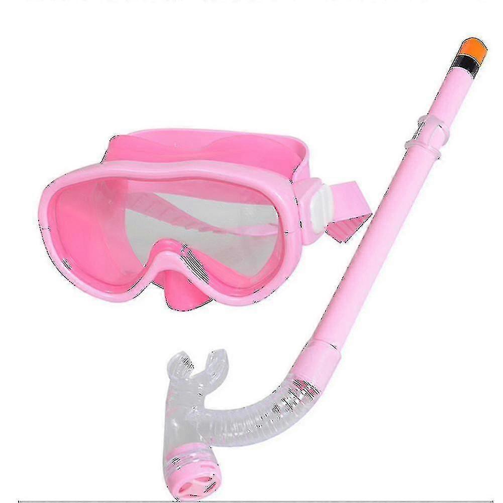 Şnorkel Sualtı Sporları ile Moda Çocuk Yüzme Gözlükleri Erkek Kız Çocuk Dalış Camı (pembe_y) (pembe), Yüksek Kalite