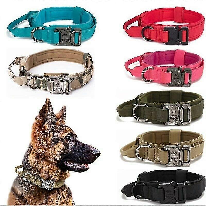 Collare tattico universale per cani in nylon militare resistente per l'addestramento dei cani