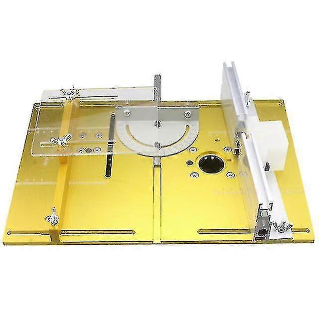 Router Table Insert Plate Electric Circular Saw Flip Cover Plate Miter Gau Guide For Table Saw Bench-A 1 set