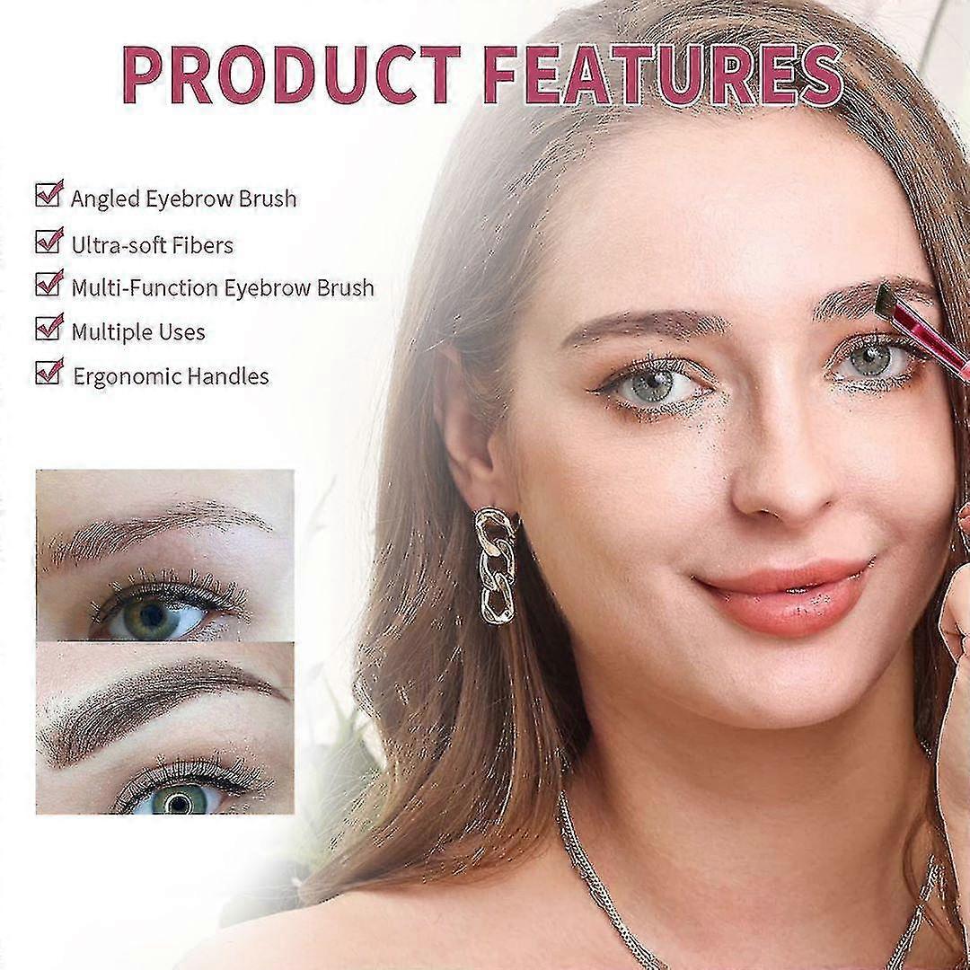 2pcs Multi-function Eyebrow Brush, Eye Brow Concealer Contour Brush