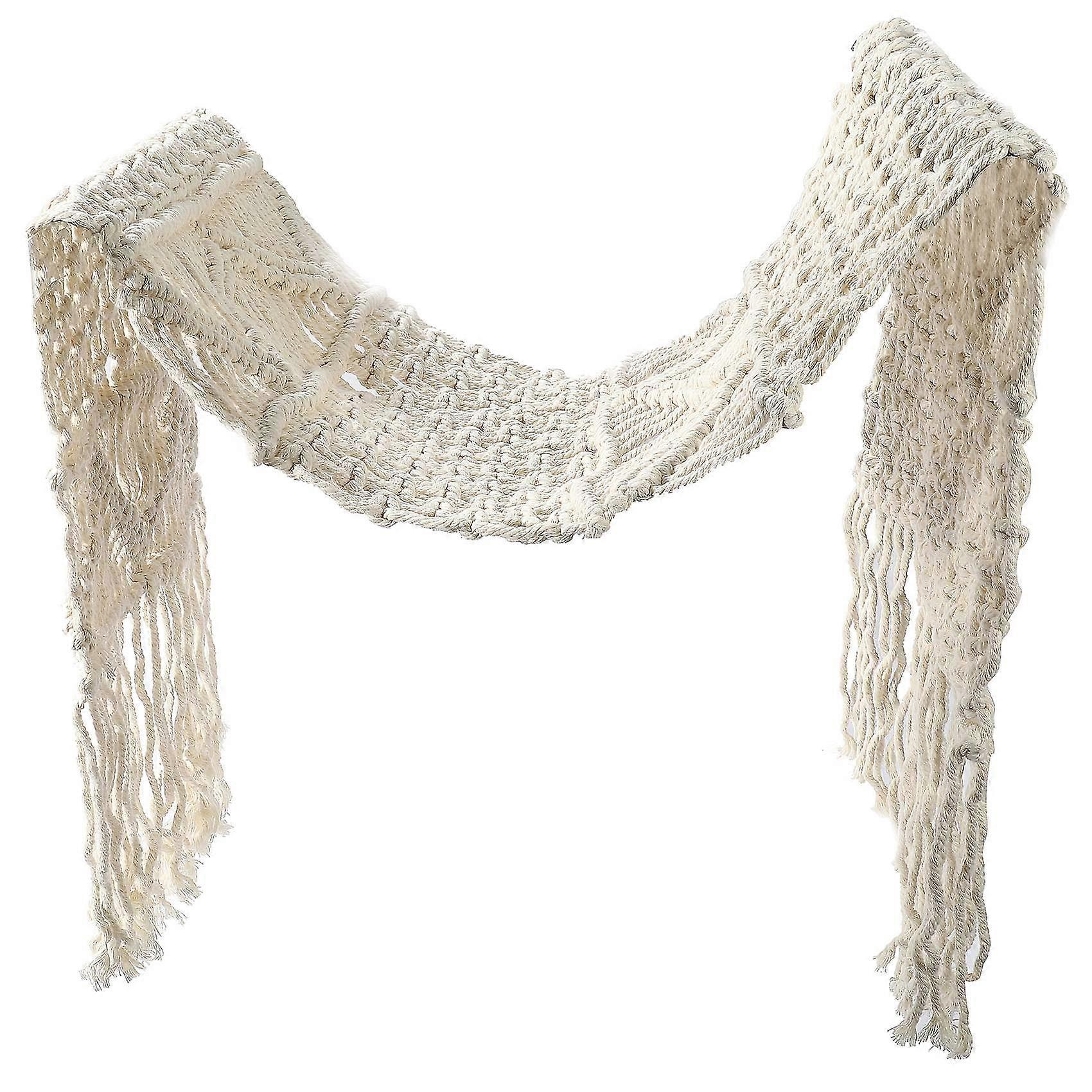 35x160cm Macrame Table Runner With Tassels Bohemian Woven Table Runner Wedding Decoration Handmade