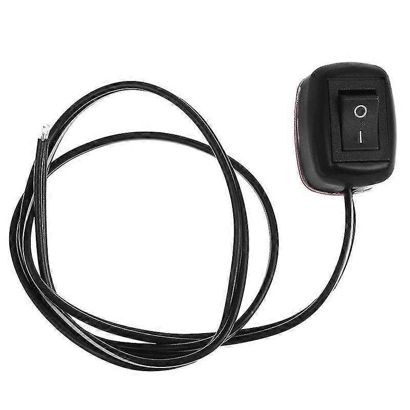 Dc 12v Universal Car Switch Paste Type Toggle Switch With Cable 60cm For Drl