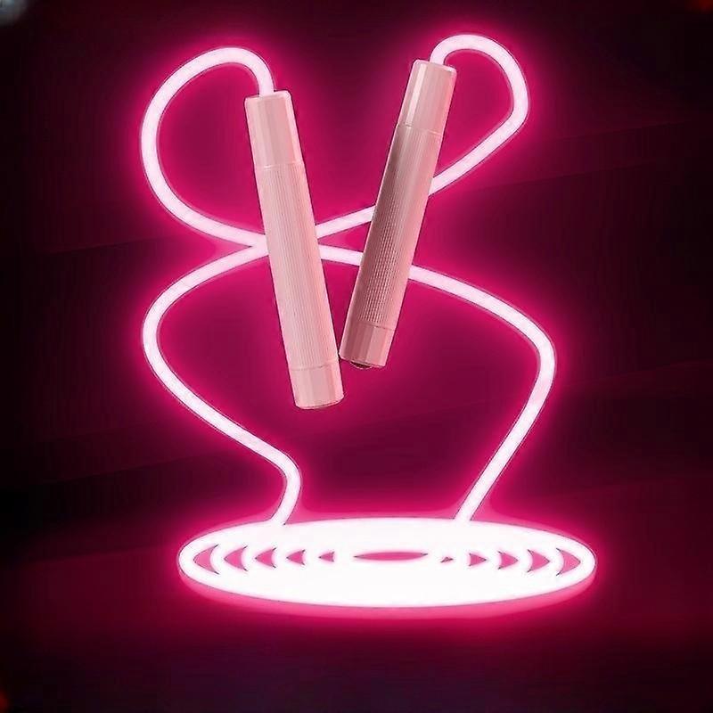 Glowing Jump Rope Adjustable 2.8m Light optical fiber Skipping Rope