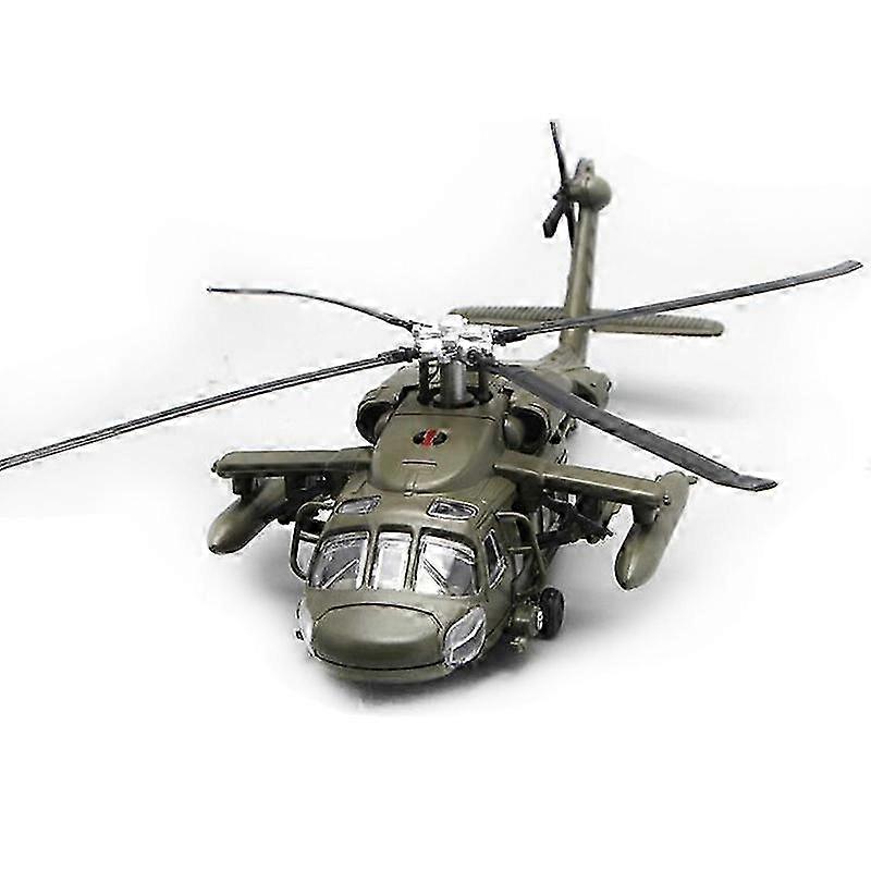 Alloy Helicopter Model With Sound Light Children Collection Graded