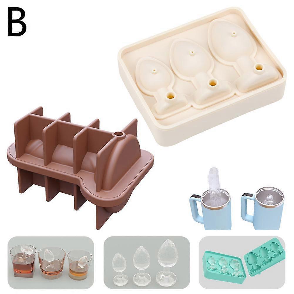 Silicone Ice Cube Mold Funny Man Genital Shaped Ice Cube For Party Whiskey