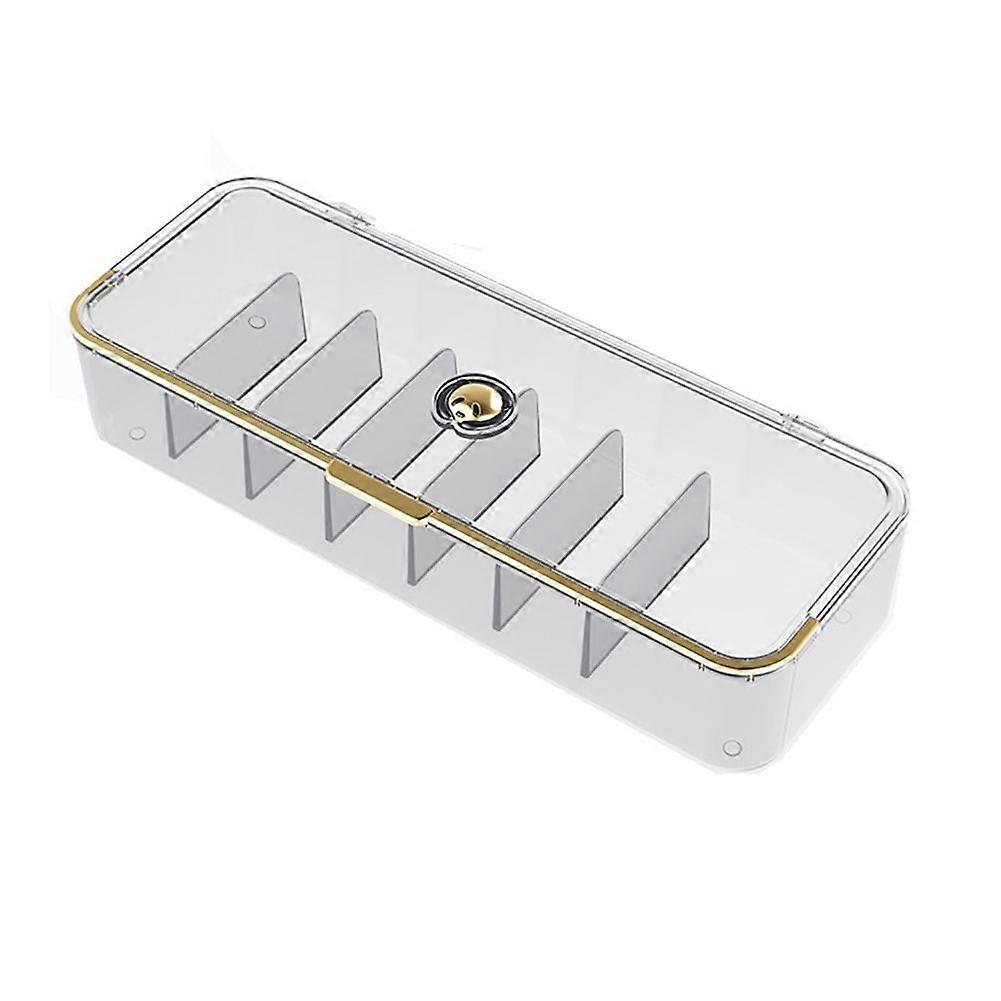 Desktop Storage Box Multifunctional Frame Sorting Box Clamshell Design Storage Data Cable Storage B