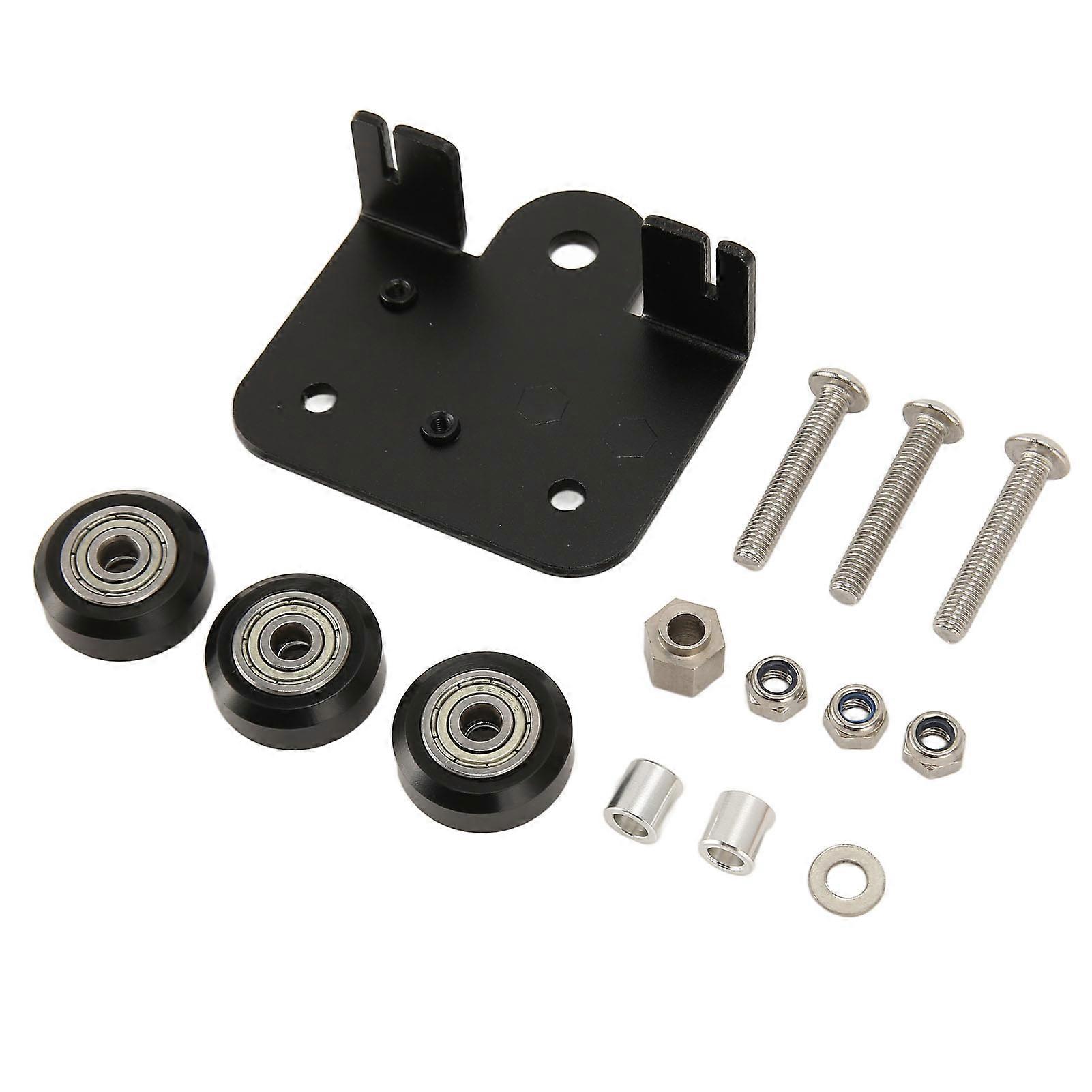 3D Extruder Back Support Plate with Pulley for Ender 3 CR 10 S4 S5 Printers