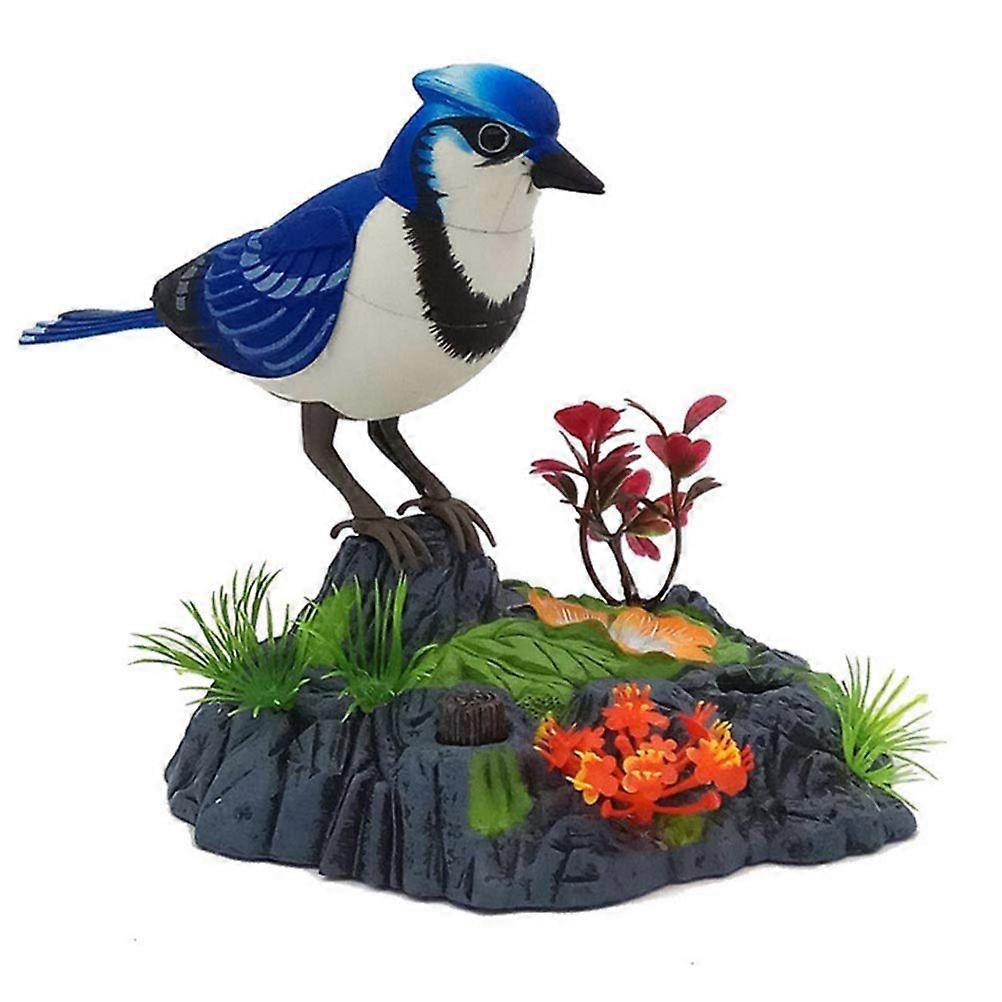 Electronic Talking Repeating Parrot Singing Chirping Bird with Motion Sensor Activation Pronunciation Kids Electric Animal Toy