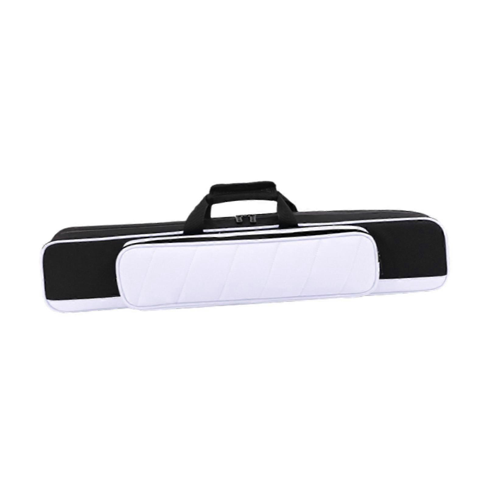 Billardqueue-Etui 1/2 Jointed Queue-Etui Billard-Pool-Queue-Tragetasche Weiß