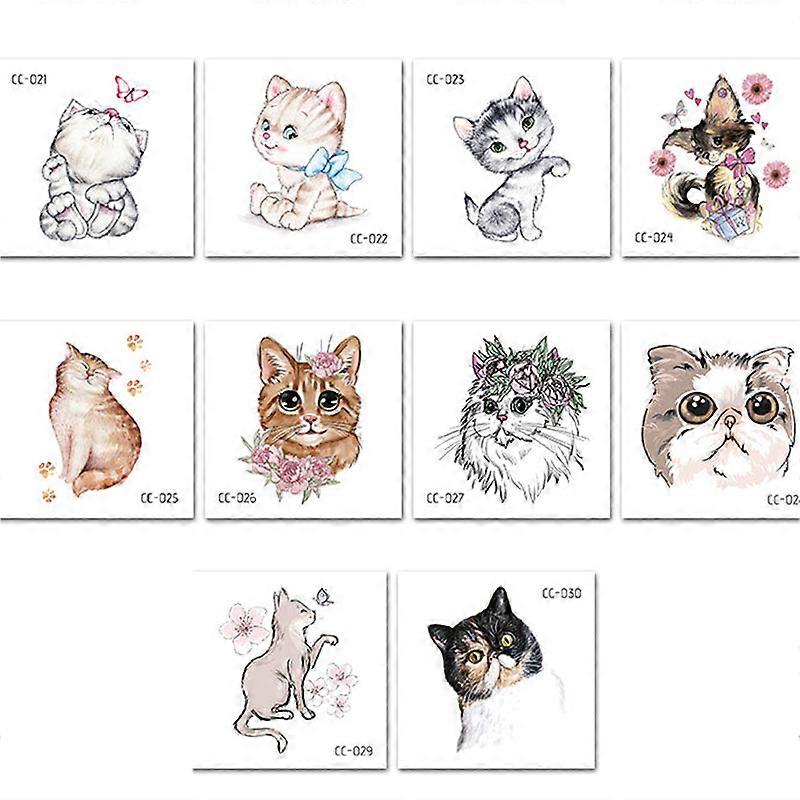 INF Pack of 10 Sheets Temporary Tattoos Model 9