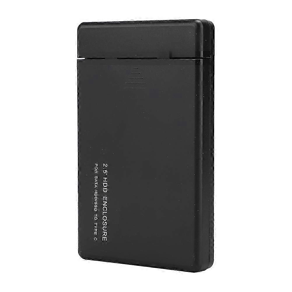 W25a831 2.5'' Usb3.1 Type C Sata Mobile Scratch Resistant Hard Disk Case Hdd Enclosure(black)