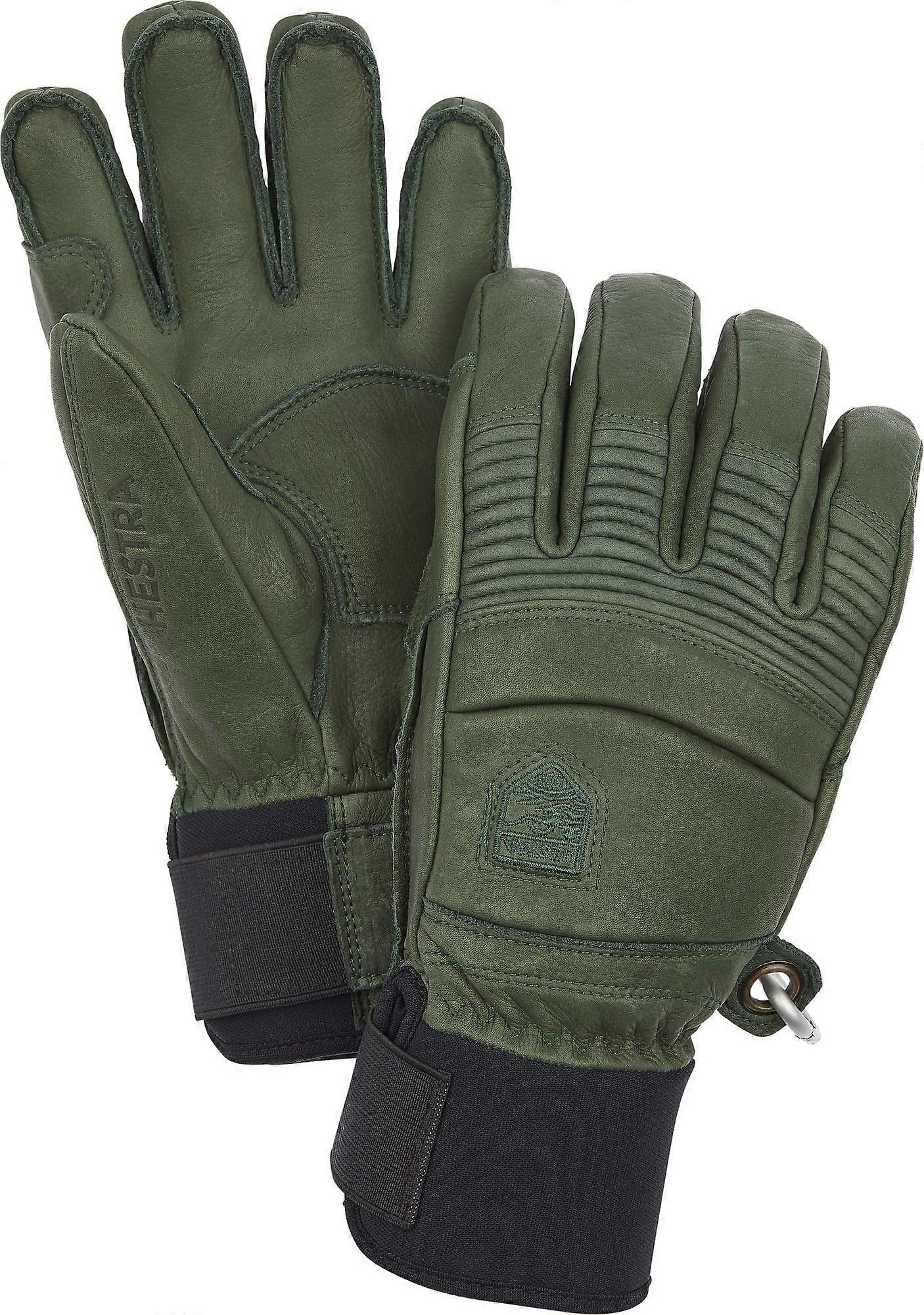 Short Freeride 5-Finger Snow Gloves for Skiing and Snowboarding, Waterproof, Insulated, Men’s Size Available