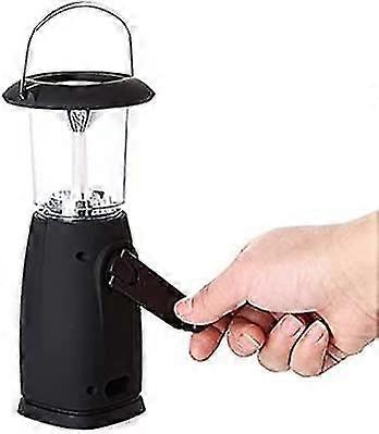 Electric Camping Lanterns 6 Led Solar Hand-up Crank Dynamo Led Light Lantern Lamp Wind Up Lamp Dynamo Torch Camping