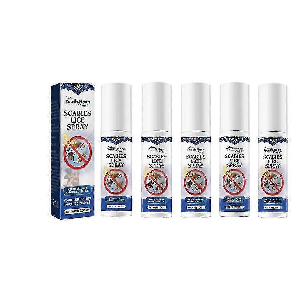 1-5pcs Dimethicone Oil For Lice Removal | Kid-safe Naturally Kills Lice And Their Eggs ,lice Removal For Lice Removal (30ml)