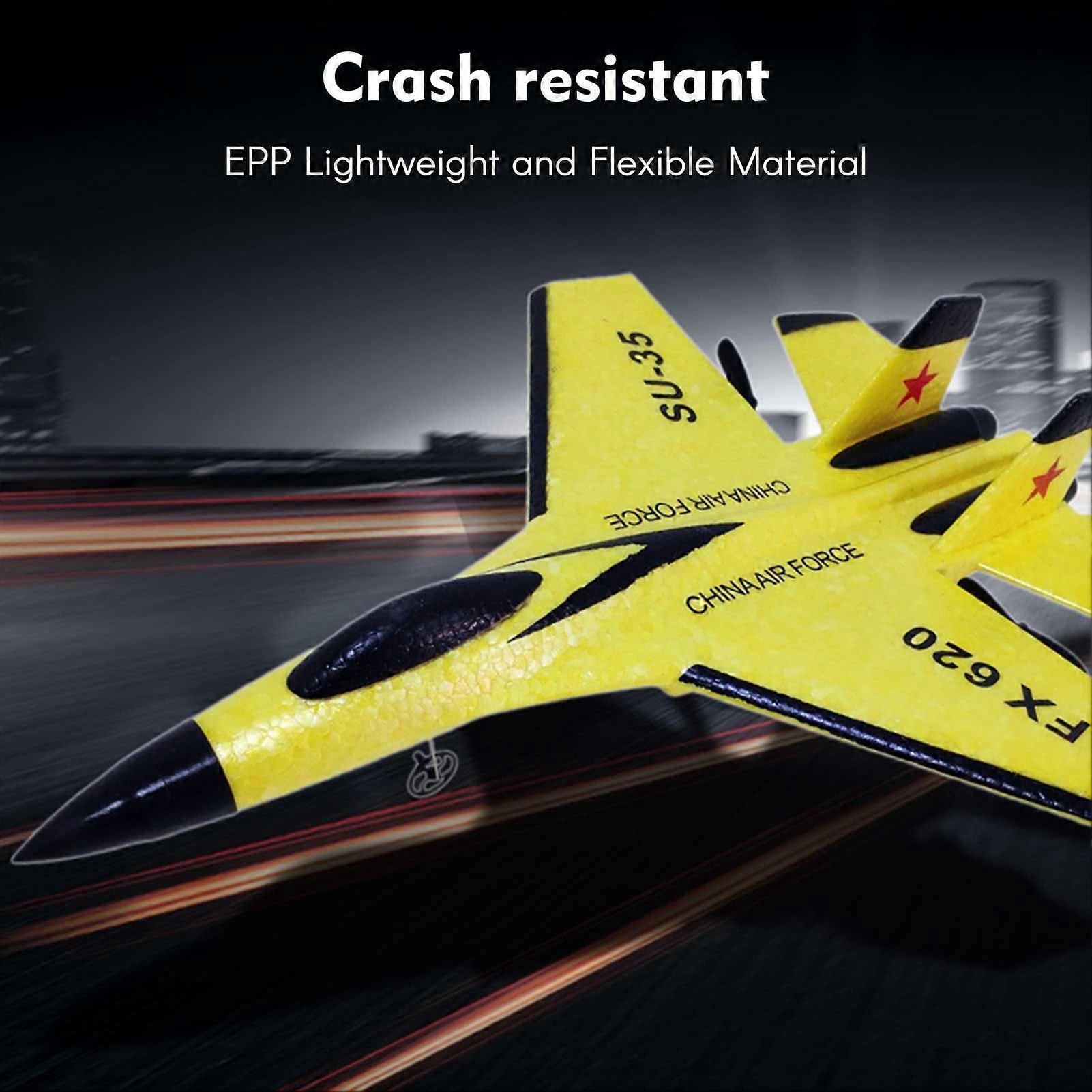 RC Airplane 2.4GHz RC Plane Gliding SU-35 Aircraft Model EPP Flight Toys 3-axis Gyro Stability for Adults Kids Boys