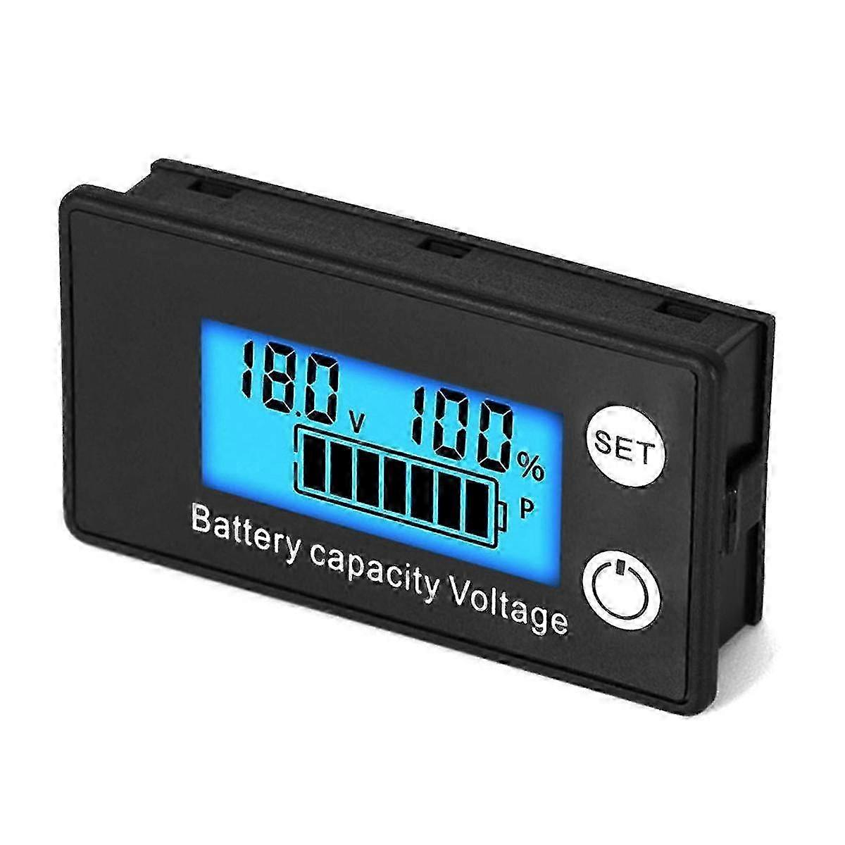 Batterie à cristaux liquides LCD 8-100V Voltmètre Détection de puissance de voiture Module d’affichage numérique de la capacité de la batterie au lithium, B f26