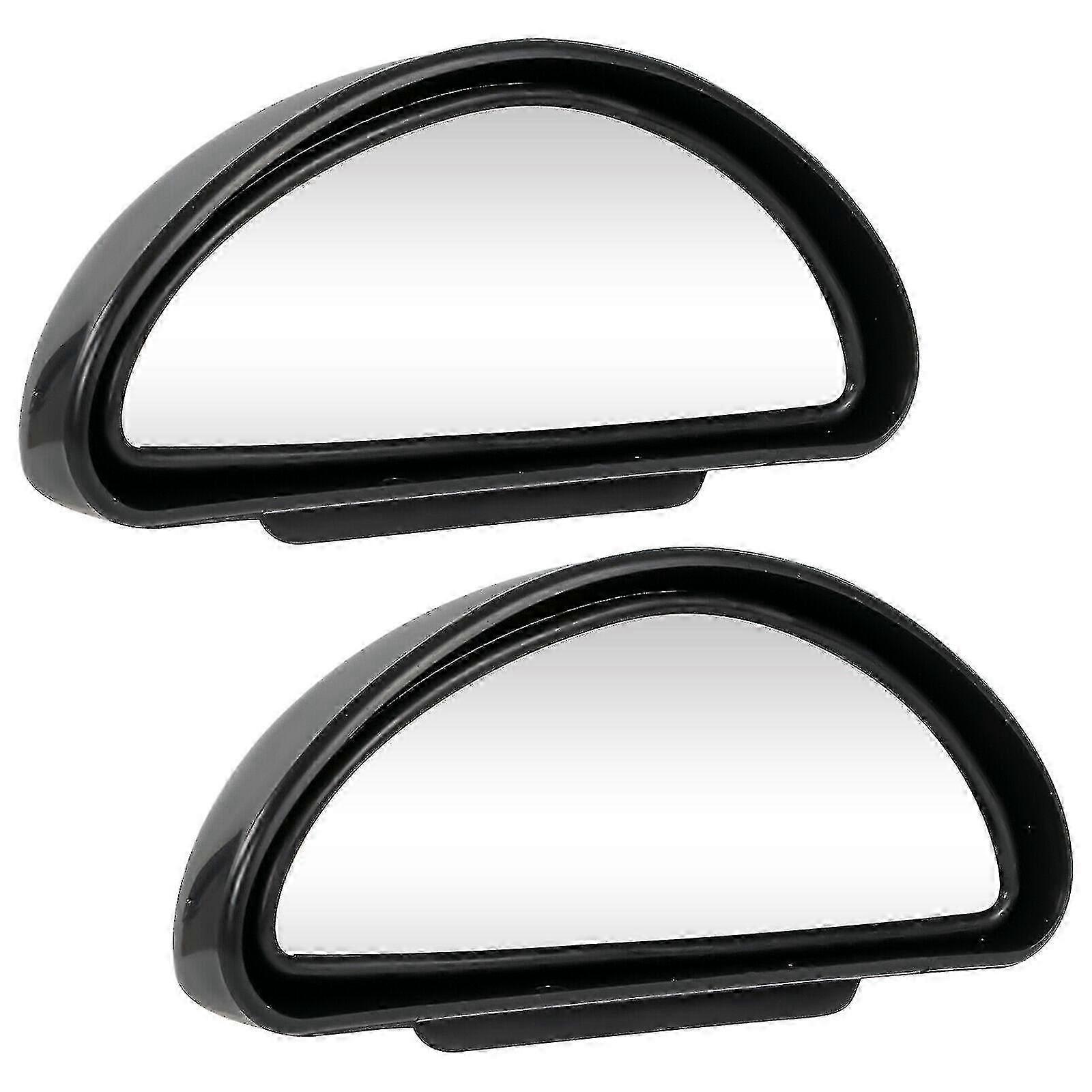 2 Adjustable Wide Angle Blind Spot Mirrors for Safe Driving by Instructors & Learners
