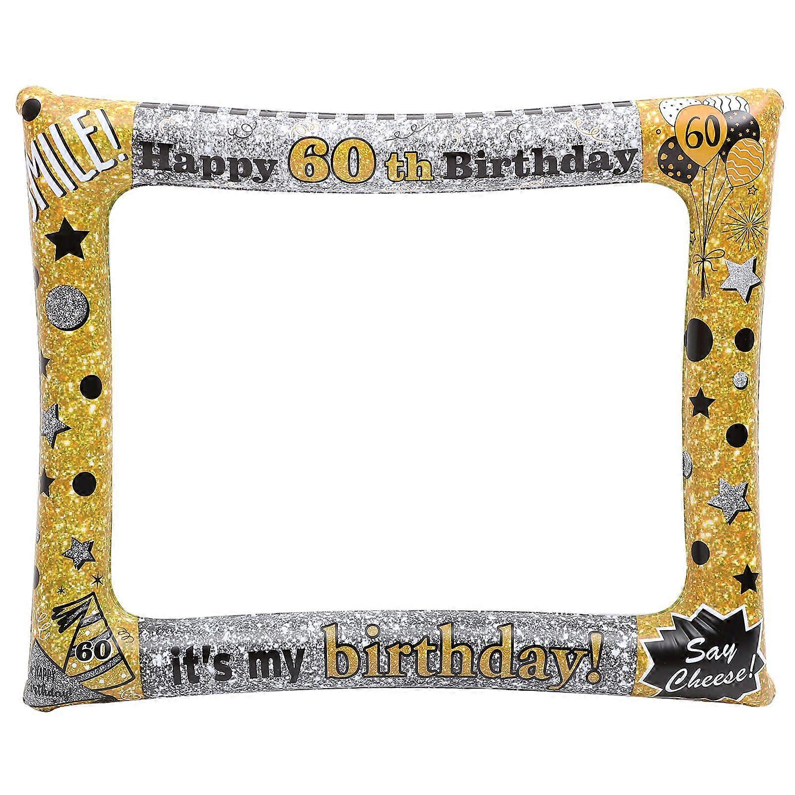 PVC Inflatable Photo Frame Creative Balloon Pattern Photo Booth Photo Prop
