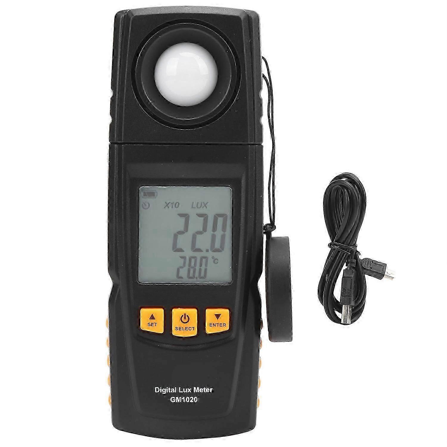 GM1020 Lichtstärkemessgerät 0200000Lx Digitales Luxmeter-Lichtstärke-Tester-Instrument