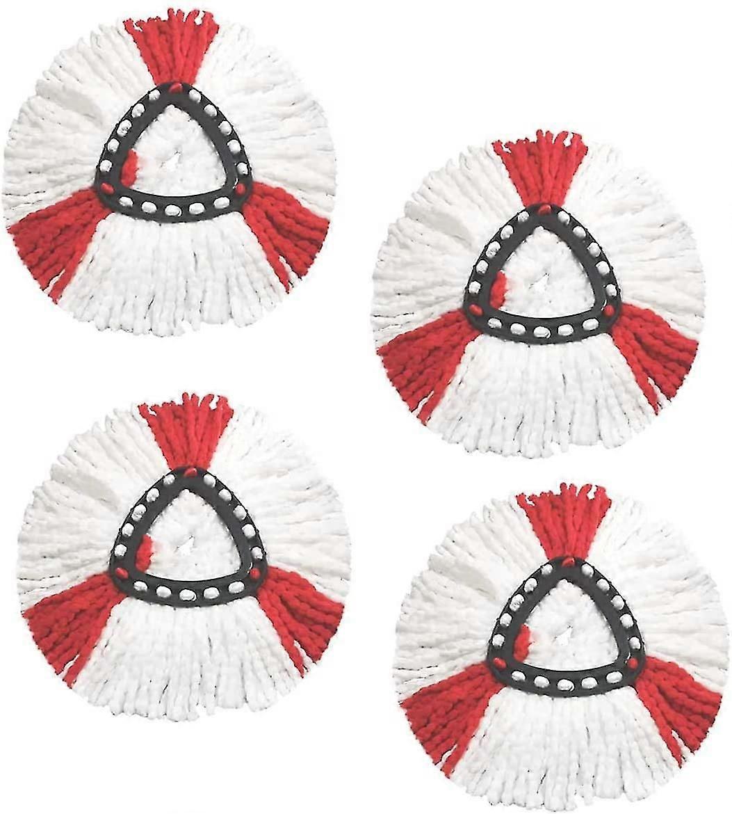 2024 Mop Heads Microfiber Mop Refill Pack compatiblement compatible Vileda Easywring Spin Mop O-cedar 360 Rotatable