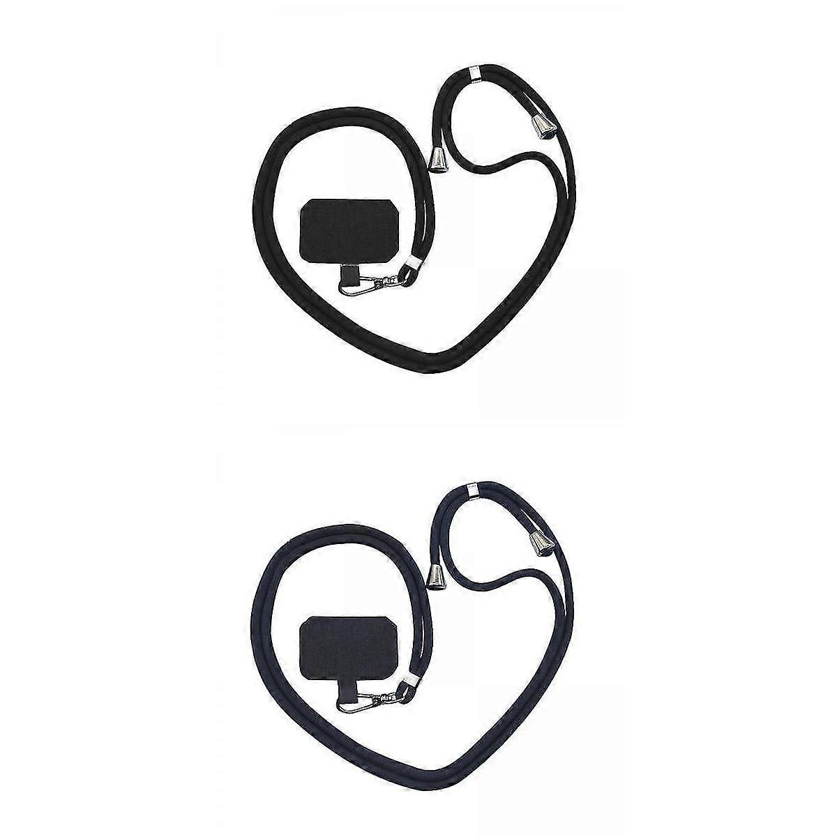 2pcs Detachable Adjustable Mobile Phone Lanyard Neck Strap_Gift for G