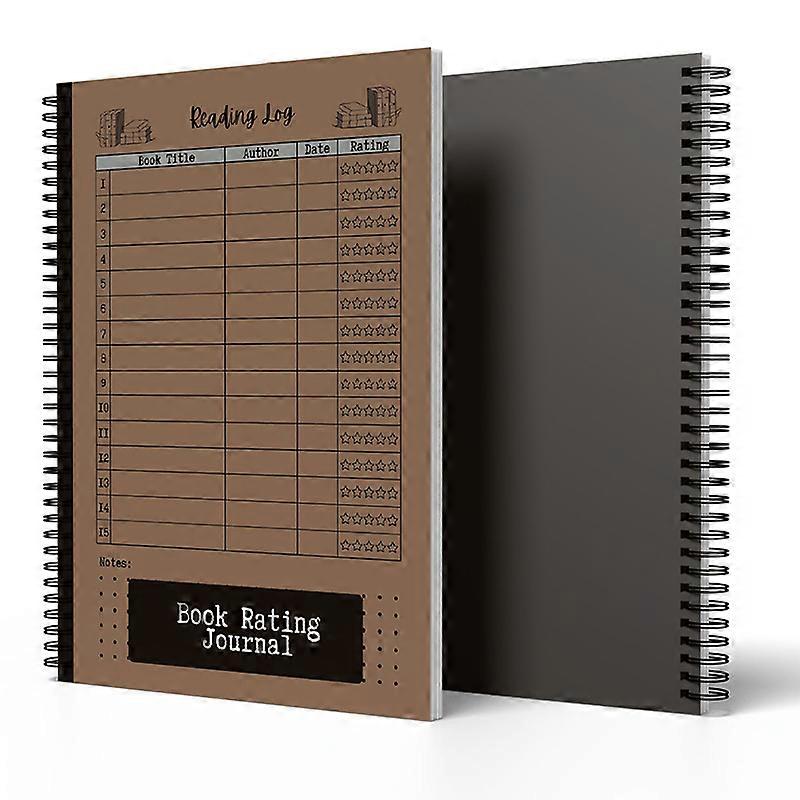 Compact Reading Journal - Track Your Progress With Book Ratings, Notes & Lists - Ideal Gift For Book Lovers & Voracious Readers