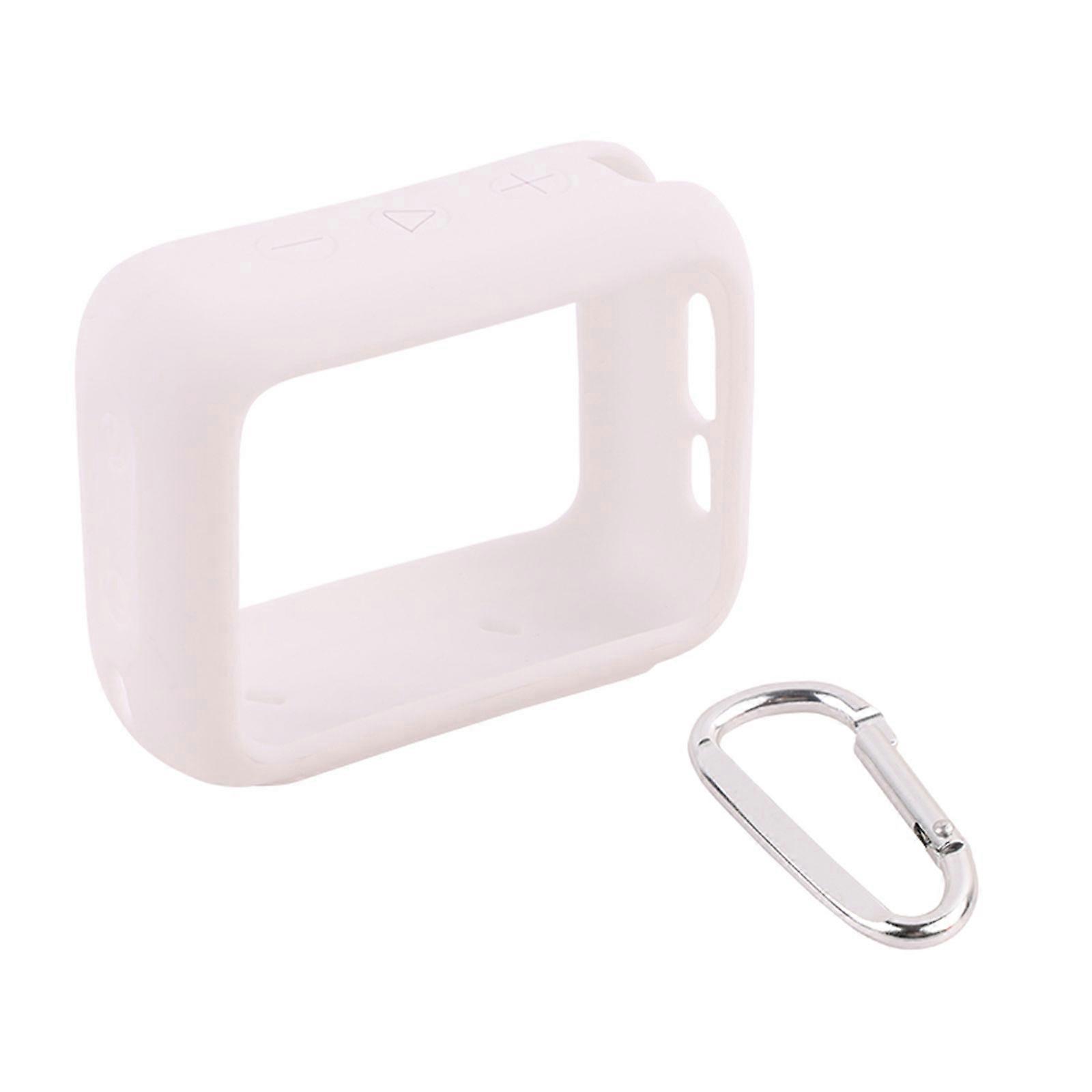 Silicone Speaker Cover Case for GO 4 GO4 Speaker Shockproofs Speaker Protective Sleeve Antidrop Access White